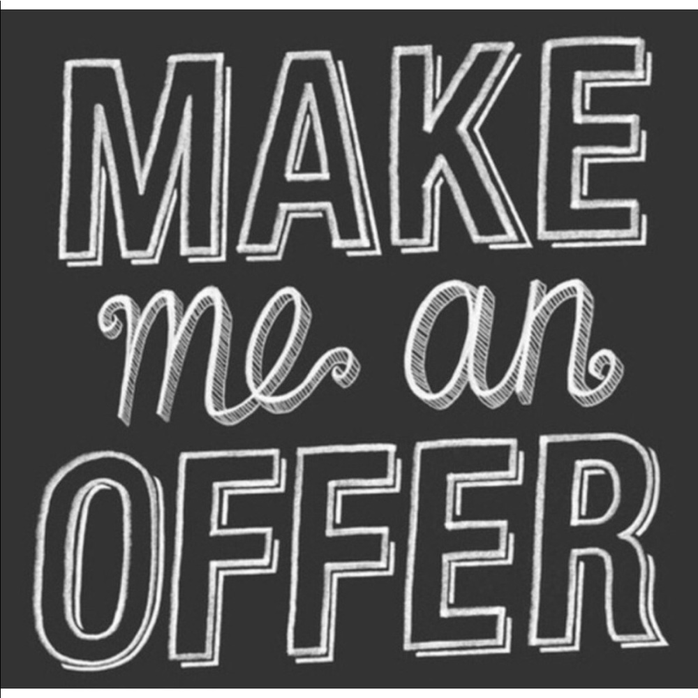 Make Me An Offer! Start your SHOPPING today!
